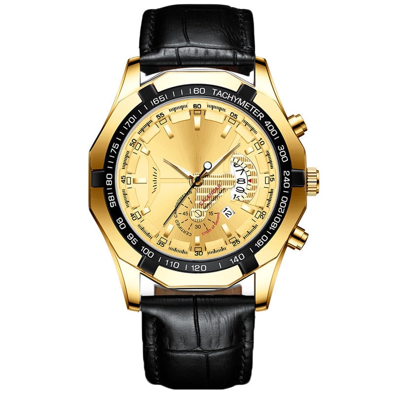 ⌚47 mm multifunctional quartz watch for men✨