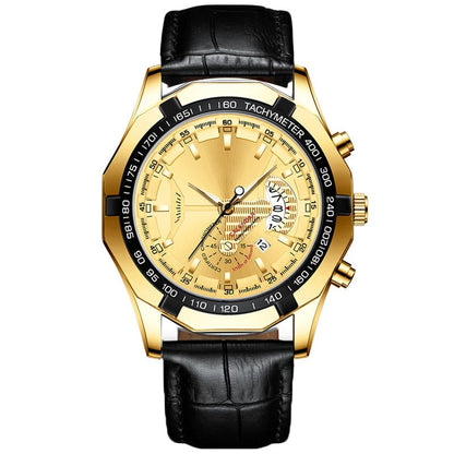 ⌚47 mm multifunctional quartz watch for men✨