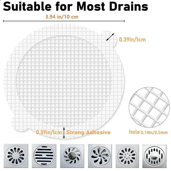 🔥30 PCS Disposable Shower Drain Hair Catcher