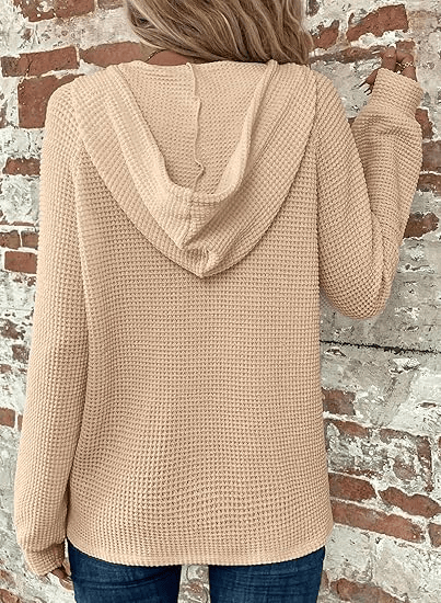 🎁Last Day 60% OFF-Women's Knitted Long Sleeve Casual Sweatshirt