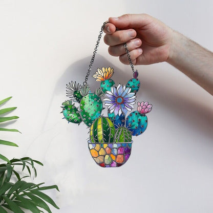 🔥🔥2025 Mother's Day Gift 50% Off--Flowers Suncatcher Ornament