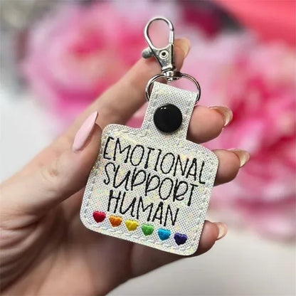 💖Emotional Support Coworker Keychain