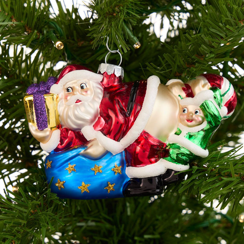🔥Hot Sale 50% OFF - 🤣Funny Claus Christmas Ornament(6")