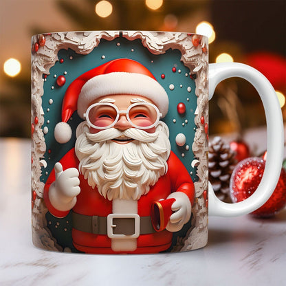 3D Christmas Creative Mug