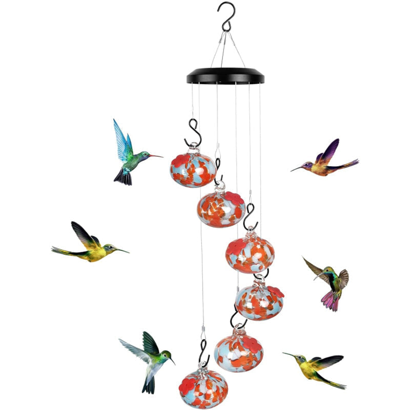 Never Leaks Wind Chime Hummingbird Feeder