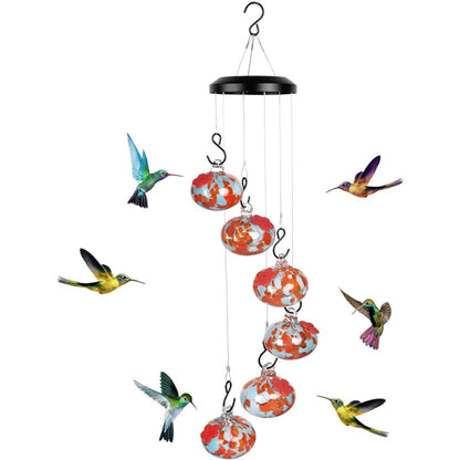 Never Leaks Wind Chime Hummingbird Feeder