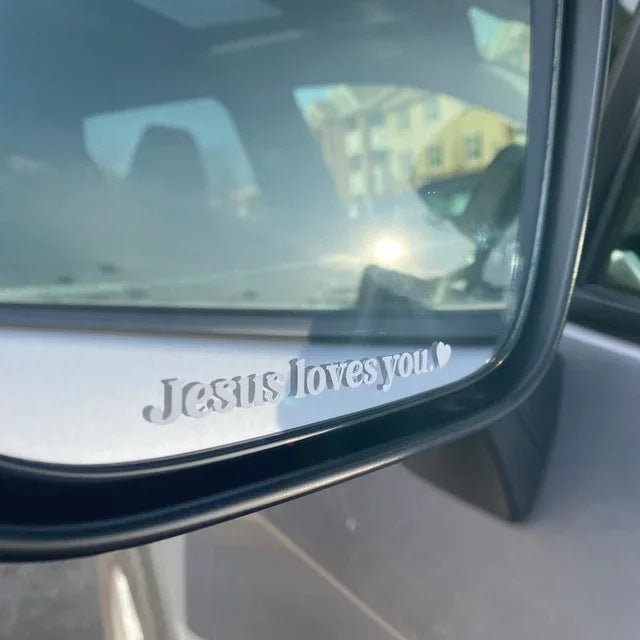 ✝️🚗Christian Faith Rear View Mirror Decal