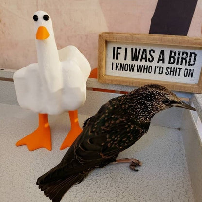 🔥Middle finger duck Duck-You statue