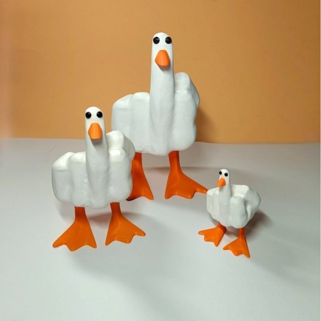 🔥Middle finger duck Duck-You statue