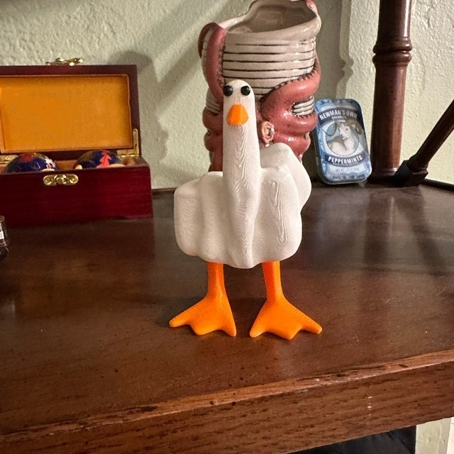 🔥Middle finger duck Duck-You statue