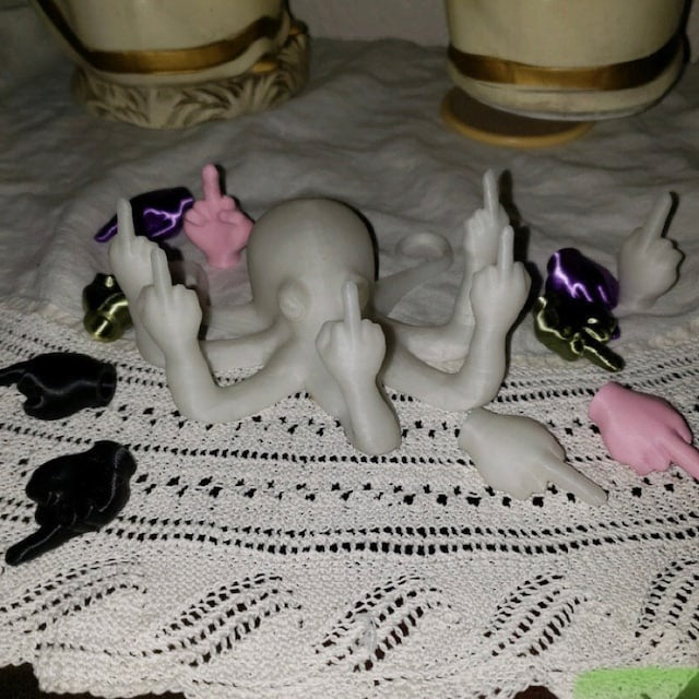 🐙Middle Finger Octopus | Gag Gift