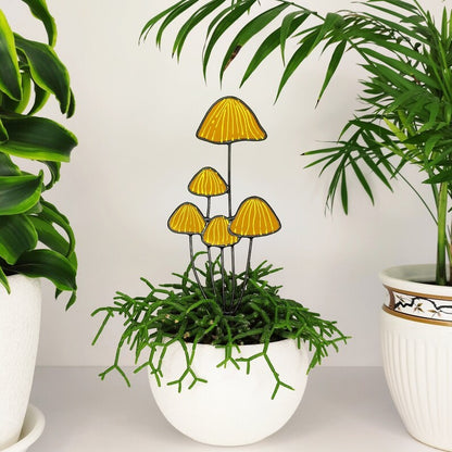 Mushrooms Plant Stake