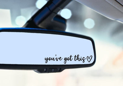 ✝️🚗Christian Faith Rear View Mirror Decal