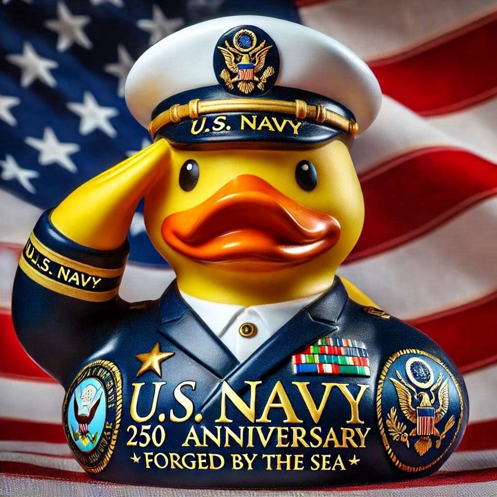 250th Anniversary U.S. Military Commemorative Duck