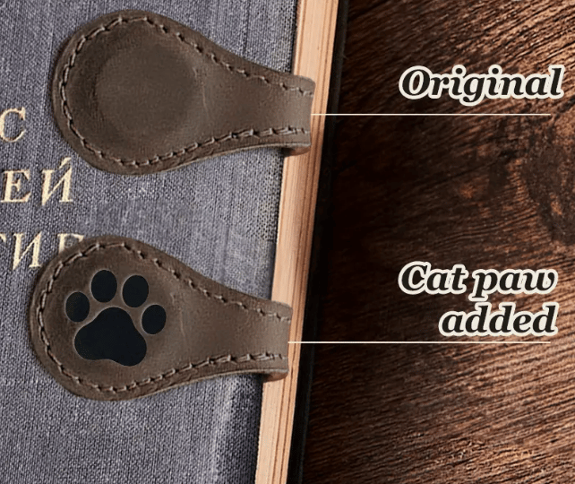 🔥Magnetic Leather Bookmark