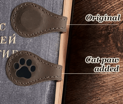 🔥Magnetic Leather Bookmark
