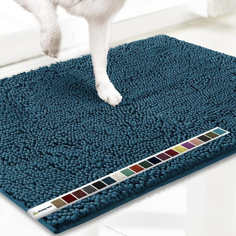 Super Absorbent Chenille Entrance Mat – Anti-Slip & Easy to Clean