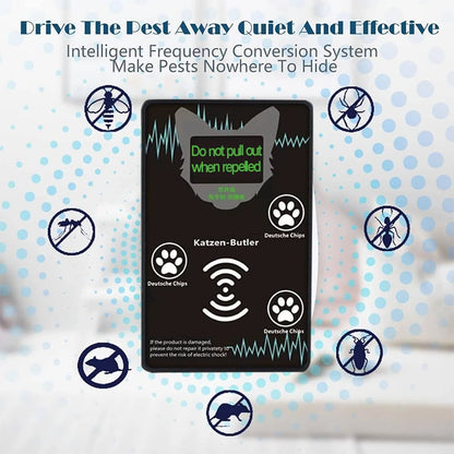 Ultrasonic electronic mouse repeller