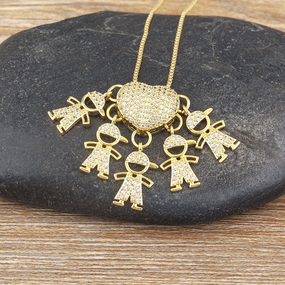 🔥 Mother's Love Necklace - Love and My Kids