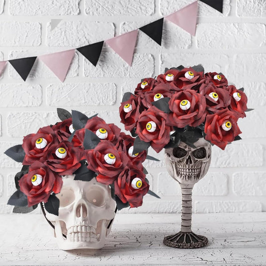 💀Devil Eye Black Rose Stem Decoration🌹 (BUY 5 GET 5 FREE)💥