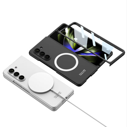 Premium All-inclusive Magnetic MagSafe Phone Case With Back Screen Protector For Galaxy Z Fold 5/4/3 5G