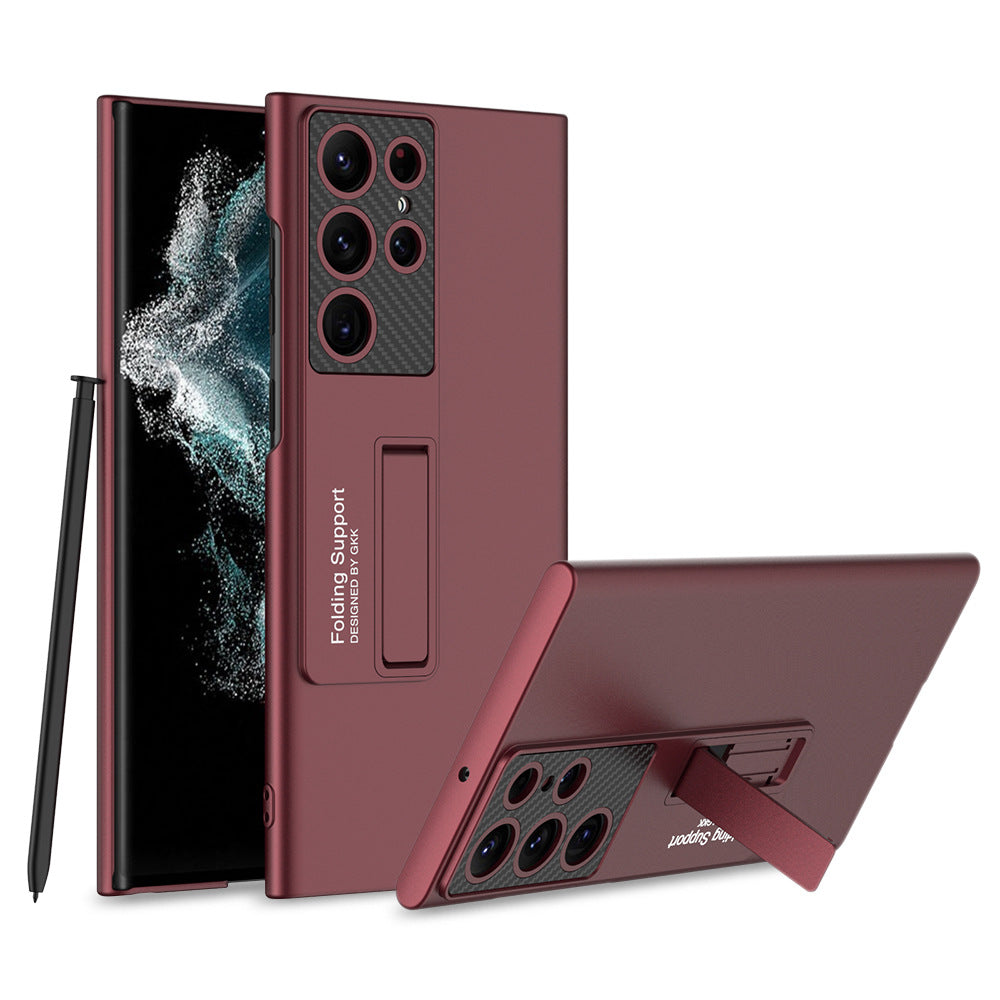 Ultra-thin Frosted Invisible Stand Cover For Galaxy S24 S23 S22 Ultra Plus