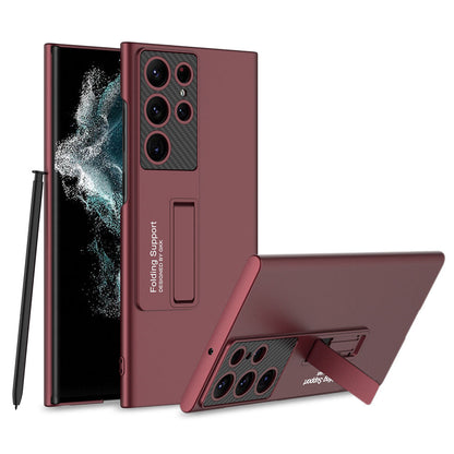 Ultra-thin Frosted Invisible Stand Cover For Galaxy S24 S23 S22 Ultra Plus