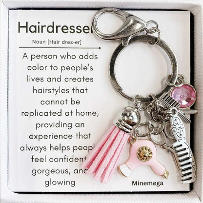 🎁💕Hairstylist Gift Keychain