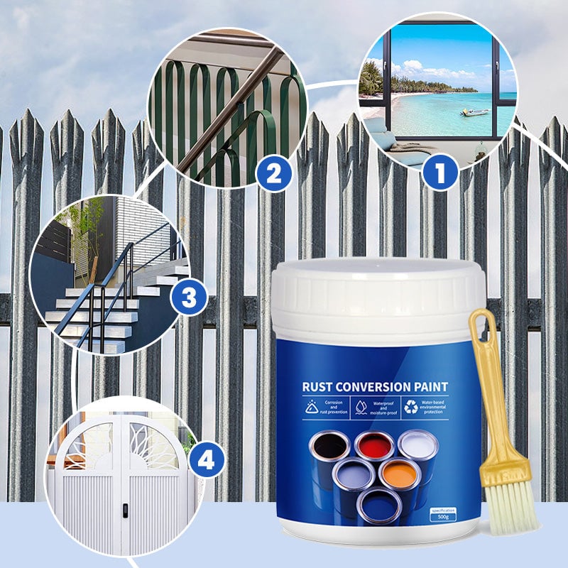 🔥 Hot Sale 49% OFF 🔥 - Weatherproof Rust Converter Paint for Metal