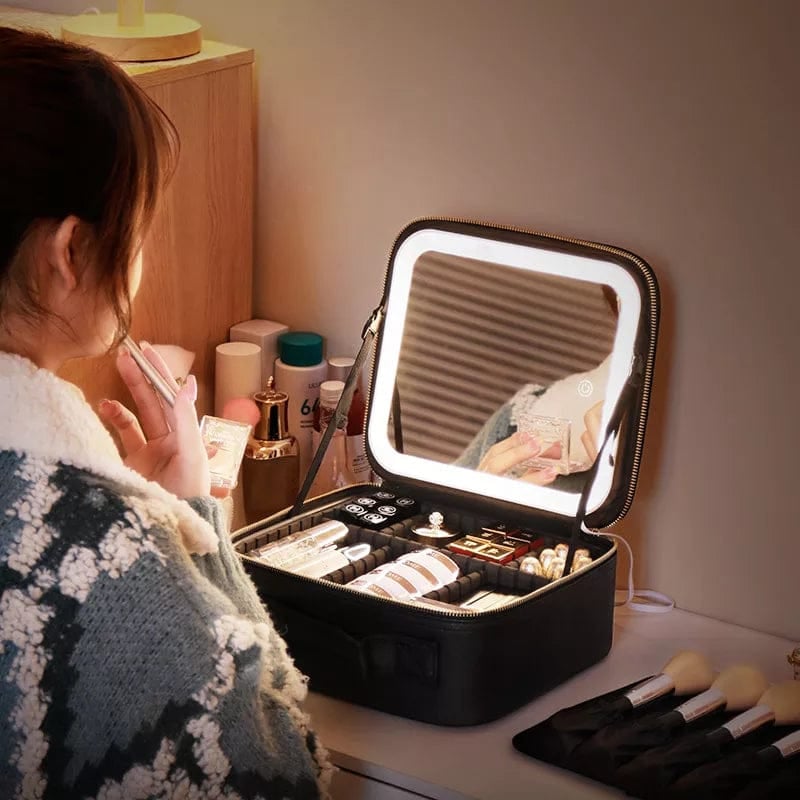 🎁🎁Makeup bag with LED Mirror