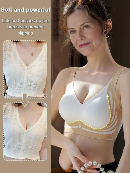 🔥Last Day Buy 1 Get 3 Packs🎁Super gather bra | Wireless Push-up Bra👍No more sagging breasts