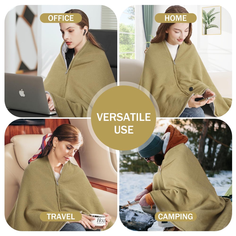 🎅Best Winter Gifts 🔥Portable Heated Shawl