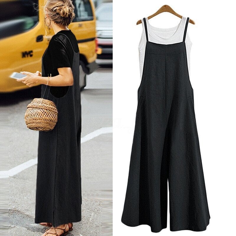 🔥 🔥Women's Sleeveless Oversized Casual Jumpsuit