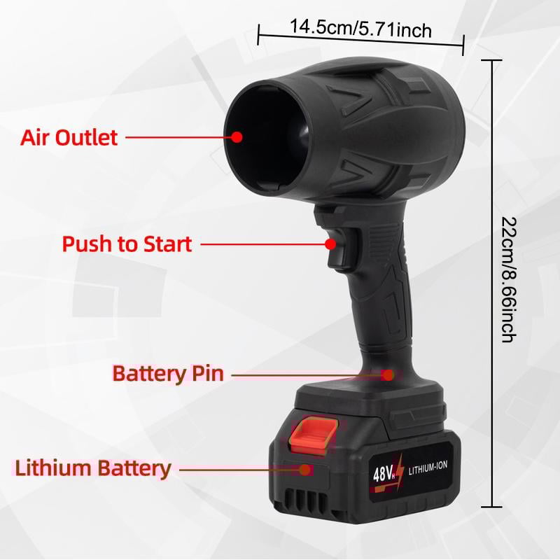 💥LAST DAY SALE 60% OFF-🏆Turbo Jet Blower, Cordless Turbo Super Power Air Duster