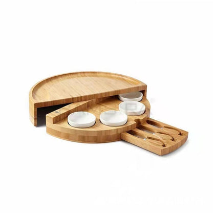 🧀LAST DAY 70% OFF - Bamboo Swivel Charcuterie Board🔥