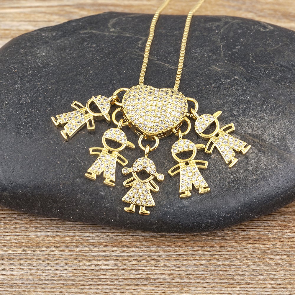 🔥 Mother's Love Necklace - Love and My Kids