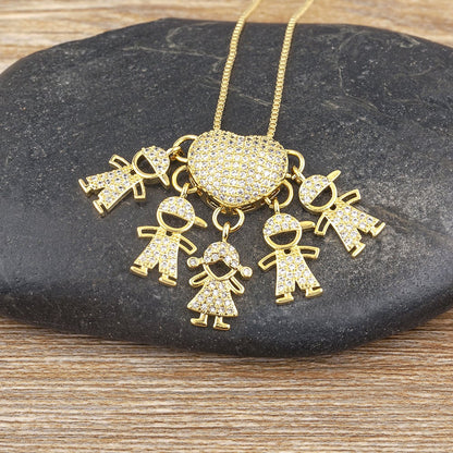 🔥 Mother's Love Necklace - Love and My Kids