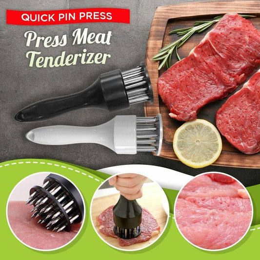 🎅Christmas Hot Sale Promotion-49% OFF-🥩Stainless Steel Meat Tenderizer Needle 21 Pin Steak BBQ Kitchen Cooking Tool