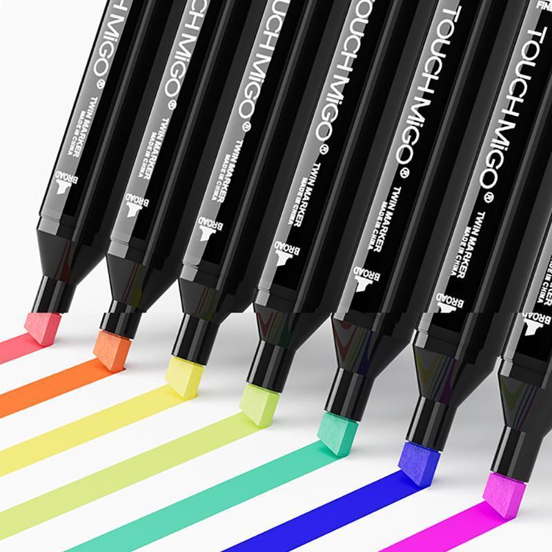 80 Colors Premium Dual Tip Markers Set with Carry Case