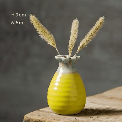 💐Handmade Desktop Art Tiny Vase Decor