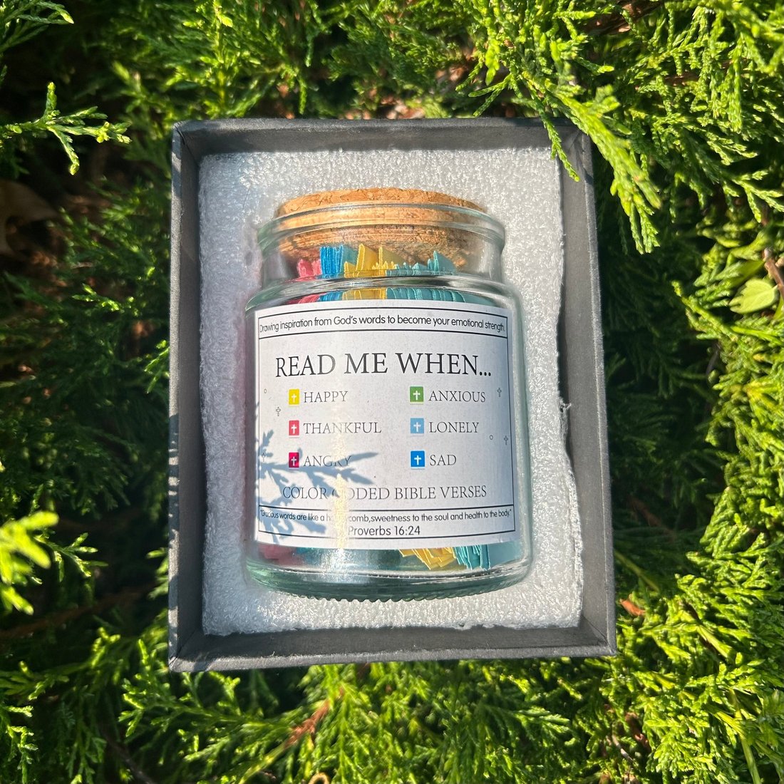 ✨Last Day 49% OFF⏰ -✝️Inspirational Bible Verses Jar 🎁 A Reminder of God's Words💖