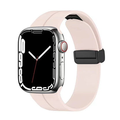 Silicone Magnetic Folding Band For Apple Watch