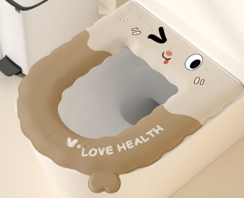 Waterproof toilet seat cushion