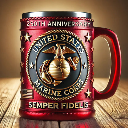 250th Anniversary Military Commemorative 3D Mug