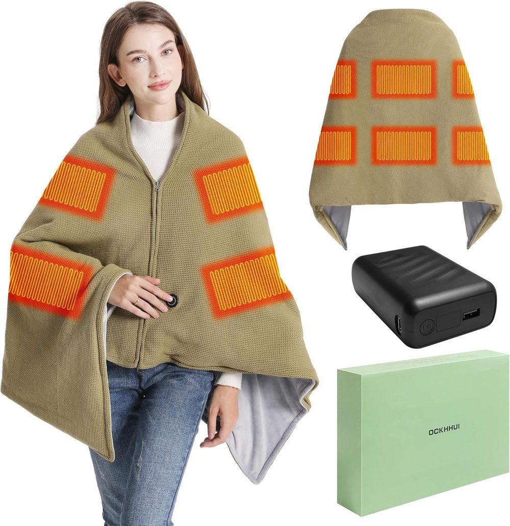 🎅Best Winter Gifts 🔥Portable Heated Shawl