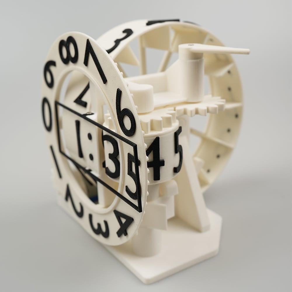 🕰️ 3D Printed Three-Axis Electric Clock: The Perfect Fusion of Precise Timekeeping and Artistic Aesthetics ✨