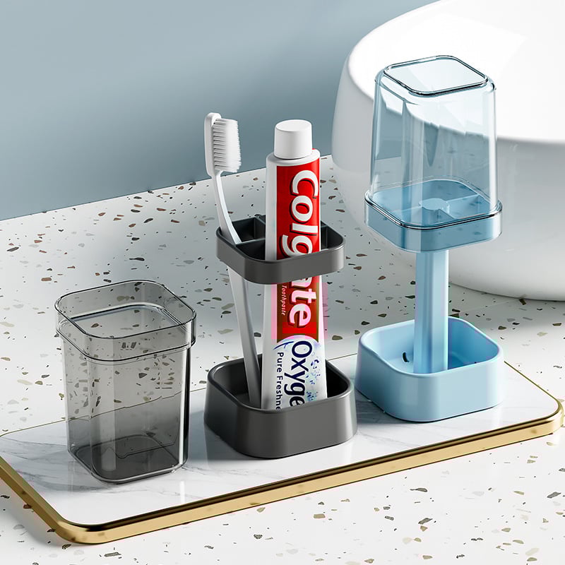 🪥 Stylish Toothbrush Holder with Cover