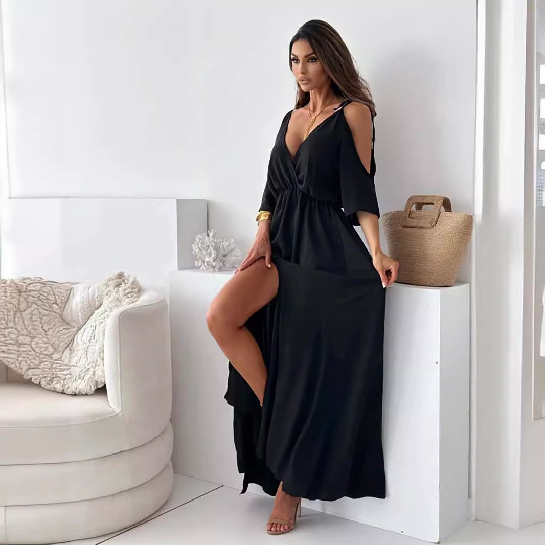Maxi High Waist Maxi Dress