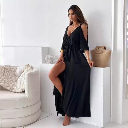 Maxi High Waist Maxi Dress