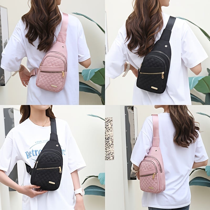 🔥Last Day Sale 49% OFF🏆️Anti-Theft Embroidery Solid Color Crossbody Bag for Daily Travel